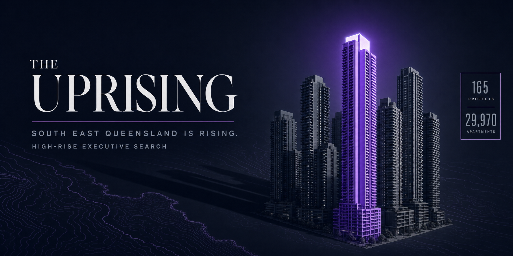 High Rise Recruitment banner — South East Queensland is rising